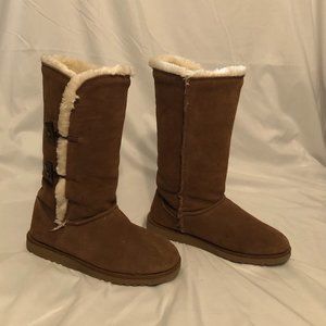 Faux Suede Fur Tall Boots